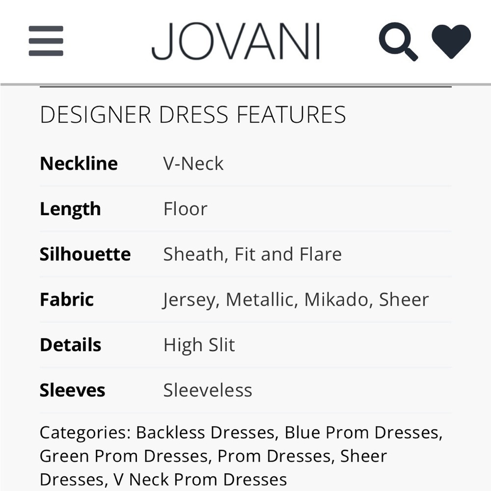 Jovani Royal V Neck Fitted Gown Dresss Hot Pink Metallic Shimmer Prom Wedding - Picture 10 of 16